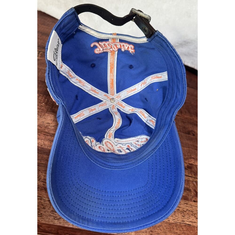 Titleist Golf Blue & Orange Baseball Strapback Cap Dad Hat - Picture 6 of 7